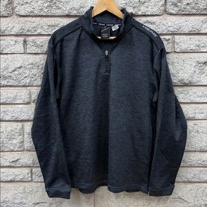 HEAD Grey/Black Quarter-Zip Pullover